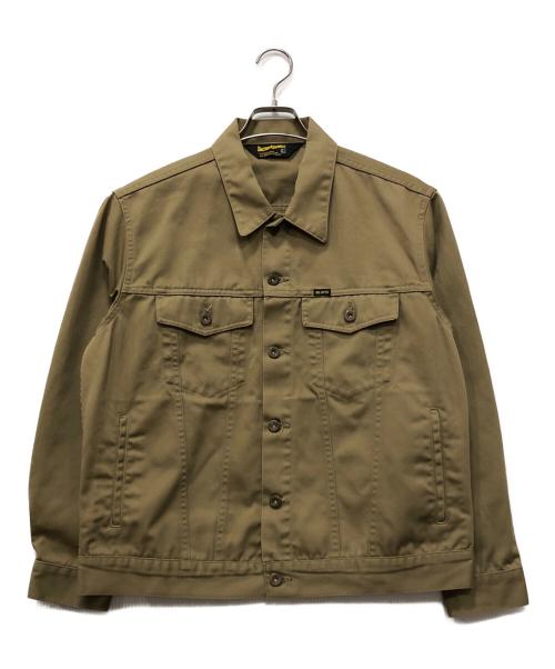 BLUCO WORK GARMENT（ブルコ ワーク ガーメント）BLUCO WORK GARMENT (ブルコ ワーク ガーメント) トラッカージャケット ベージュ サイズ:Lの古着・服飾アイテム