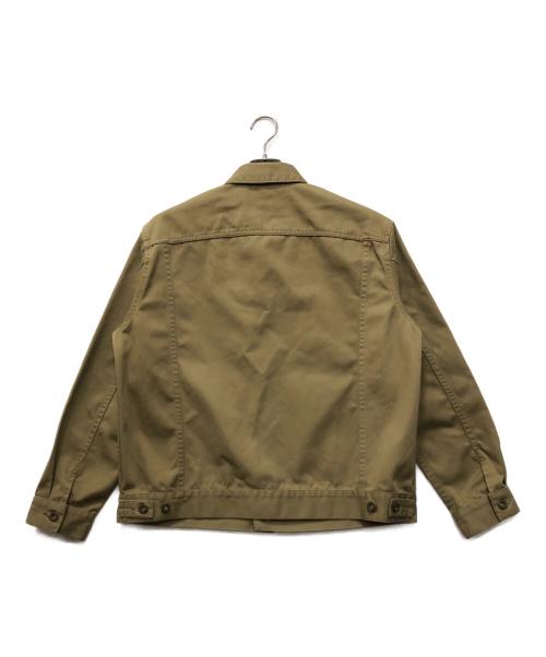 BLUCO WORK GARMENT（ブルコ ワーク ガーメント）BLUCO WORK GARMENT (ブルコ ワーク ガーメント) トラッカージャケット ベージュ サイズ:Lの古着・服飾アイテム