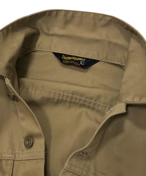 BLUCO WORK GARMENT（ブルコ ワーク ガーメント）BLUCO WORK GARMENT (ブルコ ワーク ガーメント) トラッカージャケット ベージュ サイズ:Lの古着・服飾アイテム