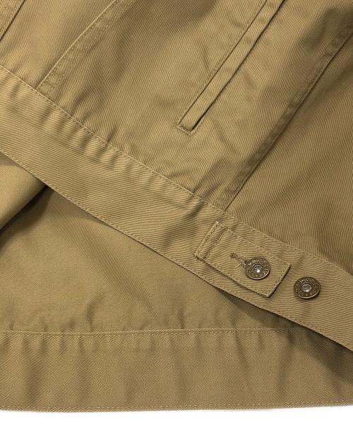 BLUCO WORK GARMENT（ブルコ ワーク ガーメント）BLUCO WORK GARMENT (ブルコ ワーク ガーメント) トラッカージャケット ベージュ サイズ:Lの古着・服飾アイテム