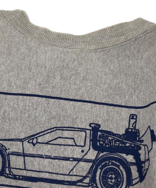 Champion（チャンピオン）Champion (チャンピオン) 両面プリントリバースウィーブスウェット グレー サイズ:Lの古着・服飾アイテム