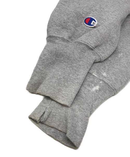 Champion（チャンピオン）Champion (チャンピオン) 両面プリントリバースウィーブスウェット グレー サイズ:Lの古着・服飾アイテム
