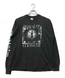 FRUIT OF THE LOOM（フルーツオブザルーム）の古着「Ministry Psalm 69 LOLLAPALOOZA ロングスリーブカットソー」｜ブラック
