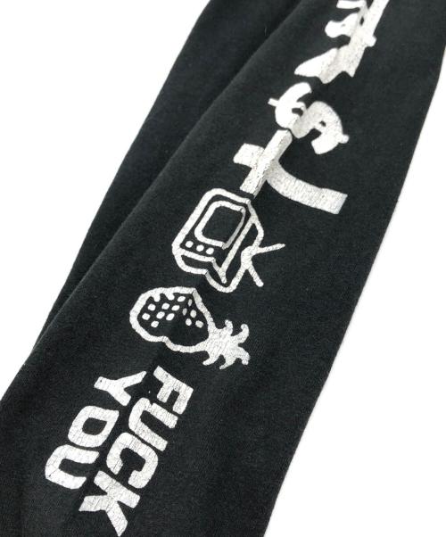 FRUIT OF THE LOOM（フルーツオブザルーム）FRUIT OF THE LOOM (フルーツオブザルーム) Ministry Psalm 69 LOLLAPALOOZA ロングスリーブカットソー ブラック サイズ:XLの古着・服飾アイテム