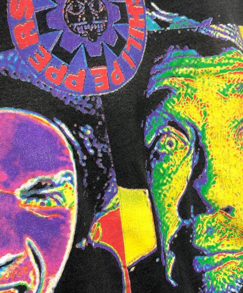 90'S Red Hot Chili Peppers（90年代レッドホットチリペッパーズ）90'S Red Hot Chili Peppers (90年代レッドホットチリペッパーズ) サーモグラフィー バンドTシャツ ブラック サイズ:XLの古着・服飾アイテム