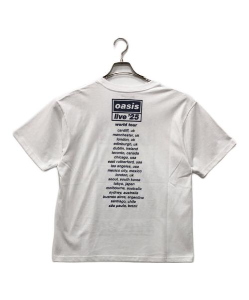 oasis（オアシス）oasis (オアシス) バンドTシャツ ホワイト サイズ:Mの古着・服飾アイテム