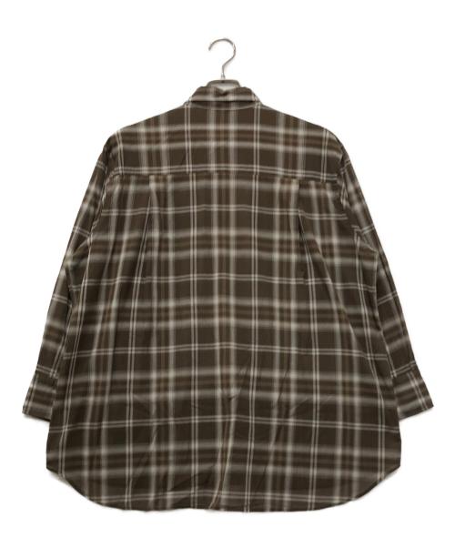 Spick and Span（スピック＆スパン）Spick and Span (スピック＆スパン) コットンボイルチェックシャツ ブラウン サイズ:下記参照の古着・服飾アイテム