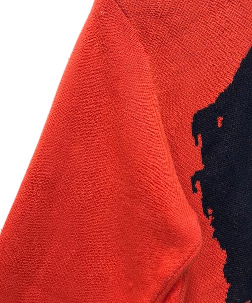 stussy（ステューシー）stussy (ステューシー) BOB MARLEY KNIT SWEATER オレンジ サイズ:XLの古着・服飾アイテム