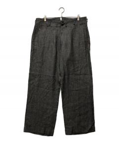 中古・古着通販】Y's (ワイズ) デニムパンツ グレー サイズ:1