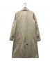 BURBERRY BLUE LABEL (バーバリー ブルー レーベル) ノバチェックライニングステンカラーコート ベージュ サイズ:38：12000円