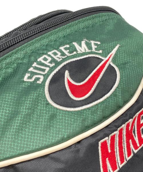 NIKE（ナイキ）NIKE (ナイキ) Supreme (シュプリーム) Shoulder Bag ブラック×グリーン サイズ:下記参照の古着・服飾アイテム