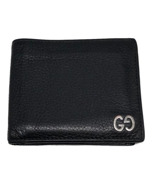 GUCCI（グッチ）GUCCI (グッチ) 2つ折り財布 ブラック サイズ:下記参照の古着・服飾アイテム