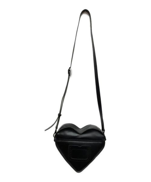 Dr.Martens（ドクターマーチン）Dr.Martens (ドクターマーチン) HEART PURSE レオパードショルダーバッグ ブラック×ベージュの古着・服飾アイテム