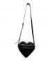 Dr.Martens (ドクターマーチン) HEART PURSE レオパードショルダーバッグ ブラック×ベージュ：10000円