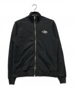DIESELディーゼル）の古着「S GINN ZIP IOD スウェットトラックジャケット」｜ブラック