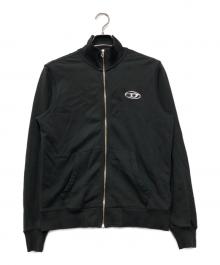DIESEL（ディーゼル）の古着「S GINN ZIP IOD スウェットトラックジャケット」｜ブラック