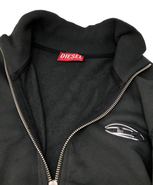 DIESEL（ディーゼル）DIESEL (ディーゼル) S GINN ZIP IOD スウェットトラックジャケット ブラック サイズ:Sの古着・服飾アイテム
