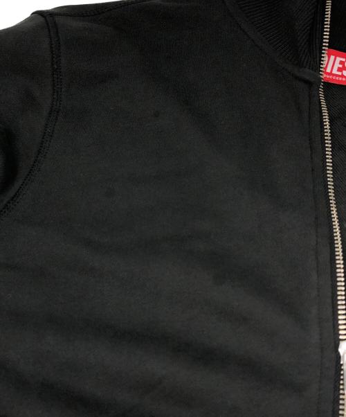 DIESEL（ディーゼル）DIESEL (ディーゼル) S GINN ZIP IOD スウェットトラックジャケット ブラック サイズ:Sの古着・服飾アイテム