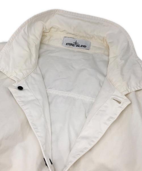 STONE ISLAND（ストーンアイランド）STONE ISLAND (ストーンアイランド) ガーメントダイS/Sシャツ ホワイト サイズ:XLの古着・服飾アイテム