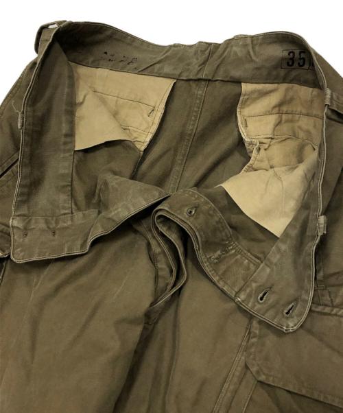 French Army（フランス軍）French Army (フランス軍) 前期 M-47 カーゴパンツ オリーブ サイズ:35の古着・服飾アイテム
