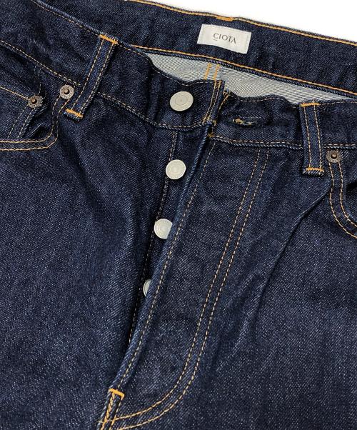 CIOTA（シオタ）CIOTA (シオタ) 本藍スビンコットン 13,5oz ストレートデニム ブルー サイズ:31の古着・服飾アイテム