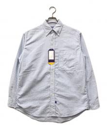 THE NORTHFACE PURPLELABEL（ザ・ノースフェイス パープルレーベル）の古着「Button Down Striped Field Shirt」｜ブルー