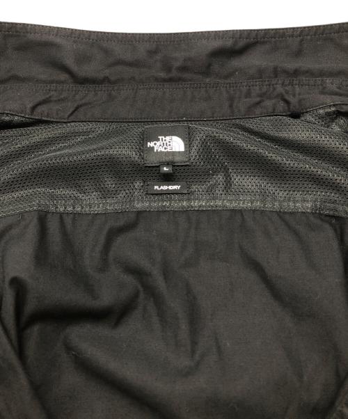 THE NORTH FACE（ザ ノース フェイス）THE NORTH FACE (ザ ノース フェイス) ロングスリーブロックステディチノシャツ ブラック サイズ:Lの古着・服飾アイテム