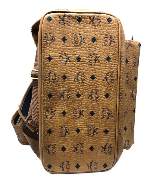 MCM（エムシーエム）MCM (エムシーエム) ヴィセトス STARK レザースタッズバックパック ブラウン サイズ:下記参照の古着・服飾アイテム
