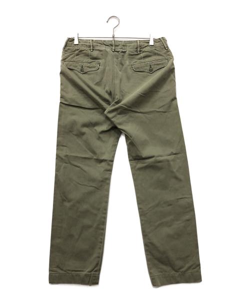 RRL（ダブルアールエル）RRL (ダブルアールエル) オフィサーチノパン グリーン サイズ:32×30の古着・服飾アイテム