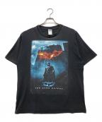 THE DARK KNIGHTダークナイト）の古着「バットマンプリント ムービーTシャツ」｜ブラック
