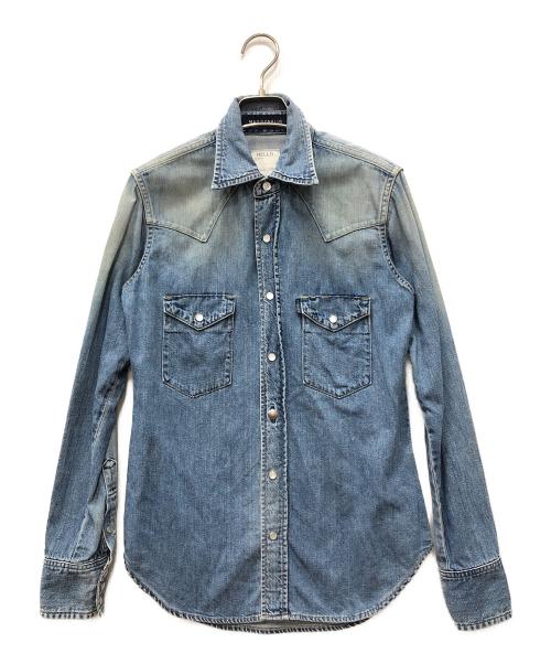 MADISON BLUE（マディソンブルー）MADISON BLUE (マディソンブルー) WESTERN SH DENIM デニムシャツ インディゴ サイズ:00（XS）の古着・服飾アイテム