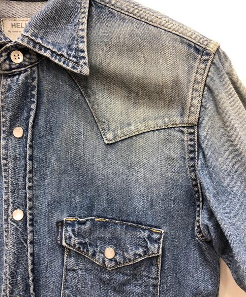 MADISON BLUE（マディソンブルー）MADISON BLUE (マディソンブルー) WESTERN SH DENIM デニムシャツ インディゴ サイズ:00（XS）の古着・服飾アイテム