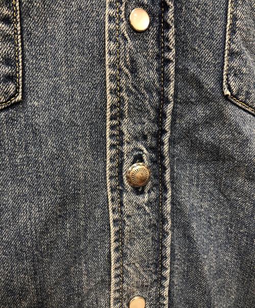 MADISON BLUE（マディソンブルー）MADISON BLUE (マディソンブルー) WESTERN SH DENIM デニムシャツ インディゴ サイズ:00（XS）の古着・服飾アイテム