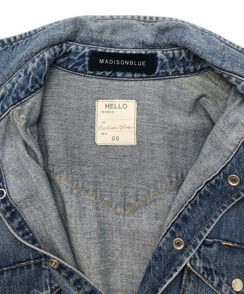 MADISON BLUE（マディソンブルー）MADISON BLUE (マディソンブルー) WESTERN SH DENIM デニムシャツ インディゴ サイズ:00（XS）の古着・服飾アイテム