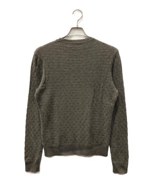 LOUIS VUITTON（ルイ ヴィトン）LOUIS VUITTON (ルイ ヴィトン) ダミエクルーネックセーター ブラウン サイズ:SIZE XSの古着・服飾アイテム