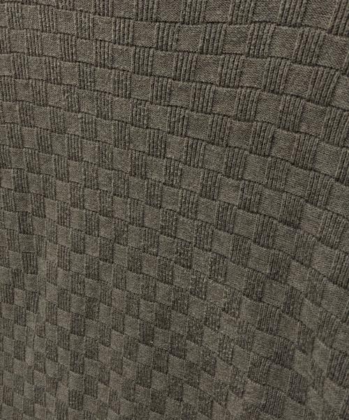 LOUIS VUITTON（ルイ ヴィトン）LOUIS VUITTON (ルイ ヴィトン) ダミエクルーネックセーター ブラウン サイズ:SIZE XSの古着・服飾アイテム