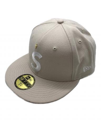 正規品　Supreme キャップ　帽子　Sロゴ ベージュ　ゴールドクロス 中古・古着通販】New Era (ニューエラ) SUPREME (シュプリーム) Gold