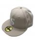 New Era（ニューエラ）の古着「Gold Cross S Logo キャップ (ゴールド クロス エス ロゴ キャップ)」｜ベージュ