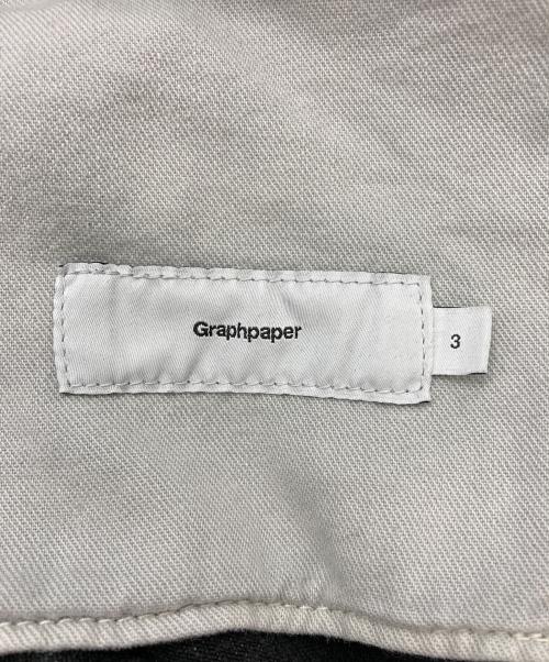 Graphpaper（グラフペーパー）Graphpaper (グラフペーパー) Selvage Denim Five Pocket Wide Straight Pants ブラック サイズ:3の古着・服飾アイテム