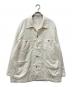 AURALEE（オーラリー）の古着「WOOL COTTON LINEN OX WORK JACKET」｜ホワイト
