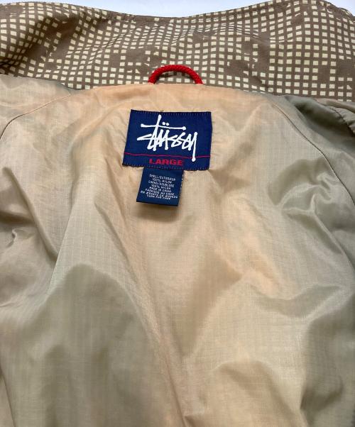 stussy（ステューシー）stussy (ステューシー) デジカモマウンテンパーカー ベージュ サイズ:Lの古着・服飾アイテム