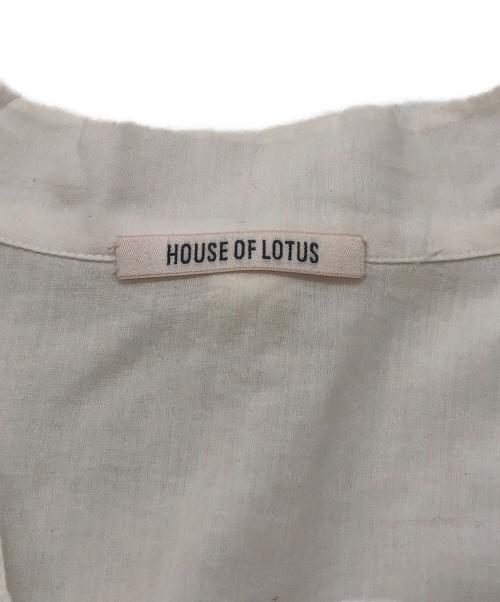 house of lotus（ハウスオブロータス）house of lotus (ハウスオブロータス) カディコットンワンピース ホワイト サイズ:Mの古着・服飾アイテム