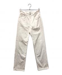 AURALEE（オーラリー）の古着「HARD TWIST DENIM 5P PANTS」｜ベージュ