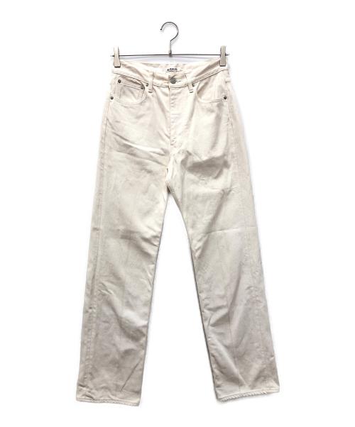 AURALEE（オーラリー）AURALEE (オーラリー) HARD TWIST DENIM 5P PANTS ベージュ サイズ:26サイズの古着・服飾アイテム