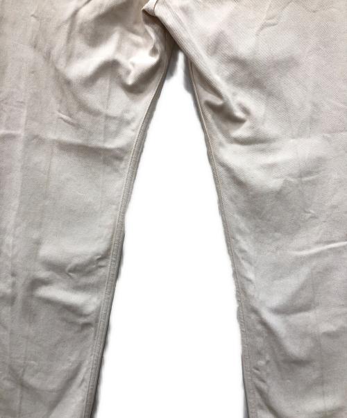 AURALEE（オーラリー）AURALEE (オーラリー) HARD TWIST DENIM 5P PANTS ベージュ サイズ:26サイズの古着・服飾アイテム