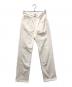 AURALEE（オーラリー）の古着「HARD TWIST DENIM 5P PANTS」｜ベージュ