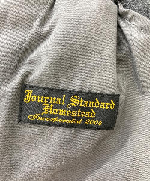 J.S HOMESTEAD（ジャーナルスタンダード ホームステッド）J.S HOMESTEAD (ジャーナルスタンダード ホームステッド) T/R ギャバジン エアー クルー パンツ グレー サイズ:Mの古着・服飾アイテム