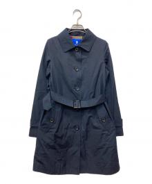 BLUE LABEL CRESTBRIDGE（ブルーレーベルクレストブリッジ）の古着「ステンカラーコート」｜ネイビー