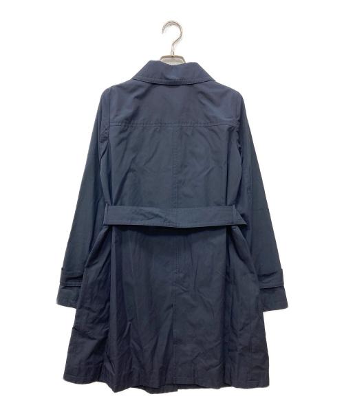BLUE LABEL CRESTBRIDGE（ブルーレーベルクレストブリッジ）BLUE LABEL CRESTBRIDGE (ブルーレーベルクレストブリッジ) ステンカラーコート ネイビー サイズ:36の古着・服飾アイテム