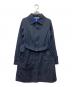 BLUE LABEL CRESTBRIDGE（ブルーレーベルクレストブリッジ）の古着「ステンカラーコート」｜ネイビー
